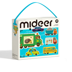 Mideer My First Puzzle - Hareketli Arabalar