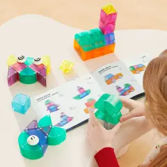 Mideer Yaratıcı Manyetik İnşaat Blokları - 46 Parça
