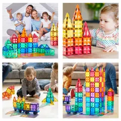 Mideer Renkli Magnetic Tiles - 100 Parça