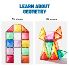 Mideer Renkli Magnetic Tiles - 100 Parça