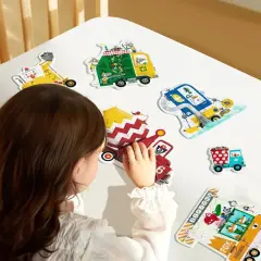 Mideer My First Puzzle - İnşaat Araçları