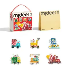Mideer My First Puzzle - İnşaat Araçları