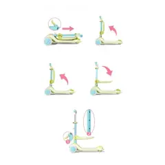 Mideer Katlanabilir Çocuk Scooter - Yeşil