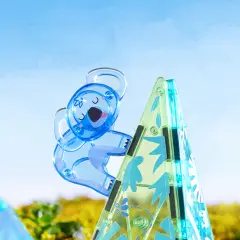 Mideer Renkli Magnetic Tiles - Sihirli Orman