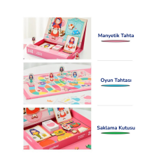 Mideer Mıknatıslı Giydirme Oyunu - Şirin Kız