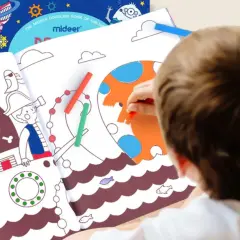 Mideer Çizim ve Boyama Kitabı - Mavi