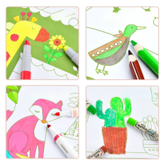 Mideer Çizim ve Boyama Kitabı - Mavi