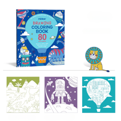 Mideer Çizim ve Boyama Kitabı - Mavi