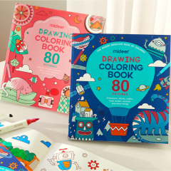 Mideer Çizim ve Boyama Kitabı - Pembe