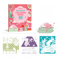 Mideer Çizim ve Boyama Kitabı - Pembe