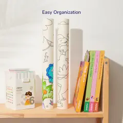 Mideer Yapışkanlı Boyama Rulosu - Hayvanat Bahçesi, 4 Metre