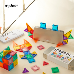 Mideer Mini Magnetic Tiles - Seyahat Boy, 42 Parça